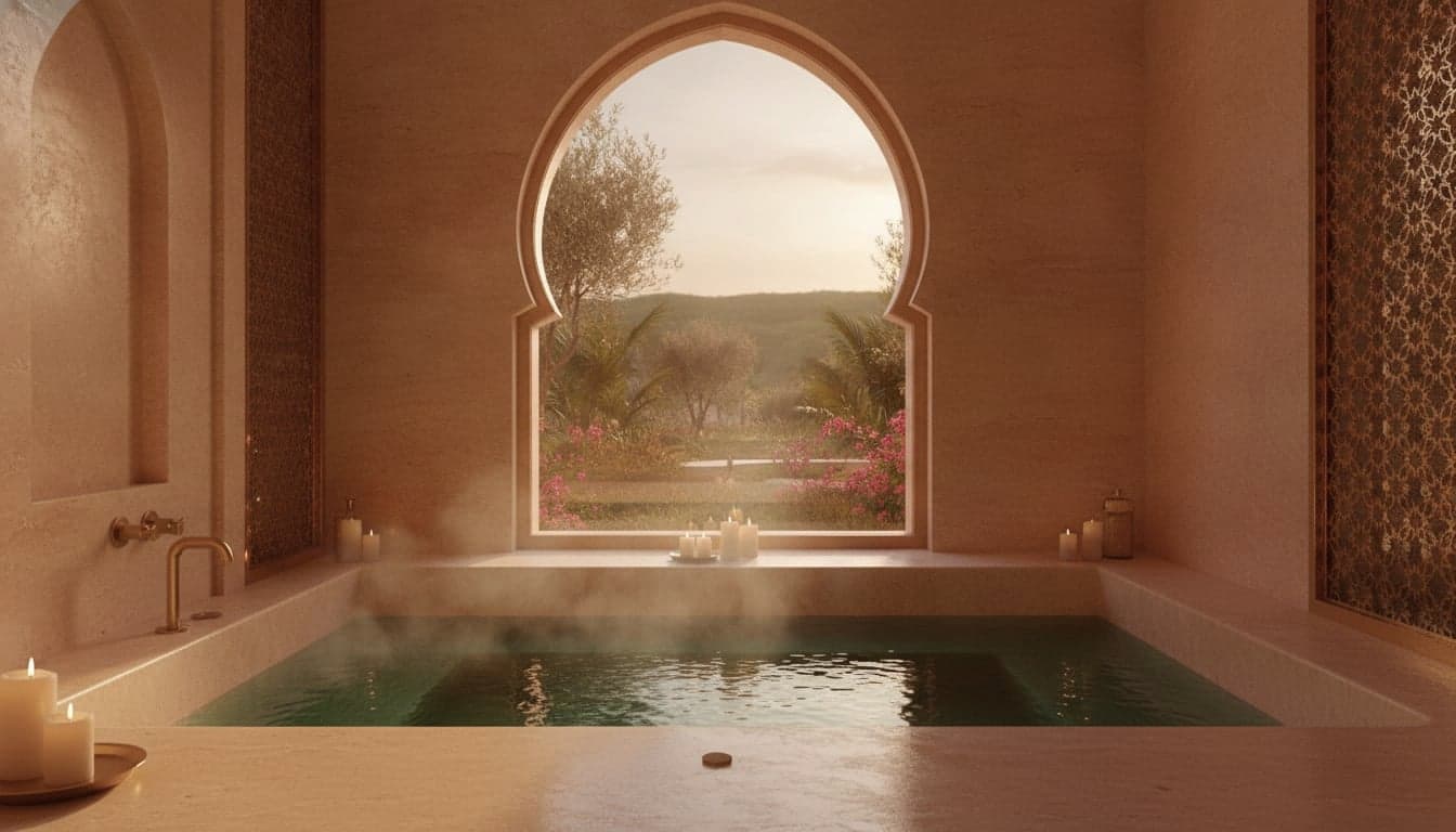 A private thermal treatment room